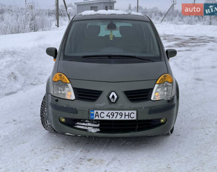 Зелений Рено Модус, об'ємом двигуна 1.6 л та пробігом 239 тис. км за 4200 $, фото 1 на Automoto.ua