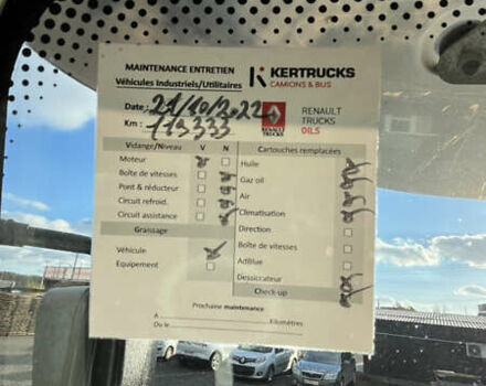 Белый Рено Премиум, объемом двигателя 7 л и пробегом 125 тыс. км за 57700 $, фото 48 на Automoto.ua