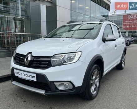 Белый Рено Сандеро СтэпВэй, объемом двигателя 0.9 л и пробегом 110 тыс. км за 7522 $, фото 1 на Automoto.ua