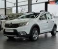 Белый Рено Сандеро СтэпВэй, объемом двигателя 0.9 л и пробегом 110 тыс. км за 9500 $, фото 4 на Automoto.ua