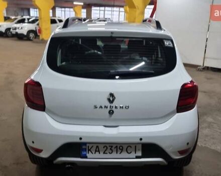 Белый Рено Сандеро СтэпВэй, объемом двигателя 0.9 л и пробегом 83 тыс. км за 8500 $, фото 12 на Automoto.ua