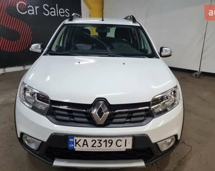 Белый Рено Сандеро СтэпВэй, объемом двигателя 0.9 л и пробегом 83 тыс. км за 8500 $, фото 1 на Automoto.ua