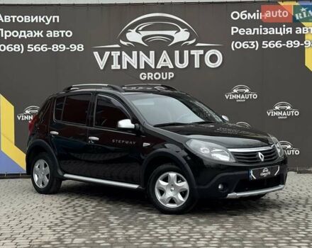 Черный Рено Сандеро СтэпВэй, объемом двигателя 1.6 л и пробегом 113 тыс. км за 7300 $, фото 1 на Automoto.ua