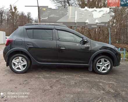 Черный Рено Сандеро СтэпВэй, объемом двигателя 1.6 л и пробегом 48 тыс. км за 8200 $, фото 1 на Automoto.ua