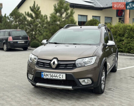 Коричневий Рено Сандеро СтепВей, об'ємом двигуна 1.5 л та пробігом 85 тис. км за 11800 $, фото 122 на Automoto.ua