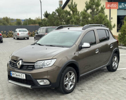Коричневий Рено Сандеро СтепВей, об'ємом двигуна 1.5 л та пробігом 85 тис. км за 11800 $, фото 107 на Automoto.ua