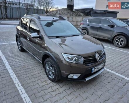 Коричневый Рено Сандеро СтэпВэй, объемом двигателя 1.46 л и пробегом 77 тыс. км за 11900 $, фото 6 на Automoto.ua