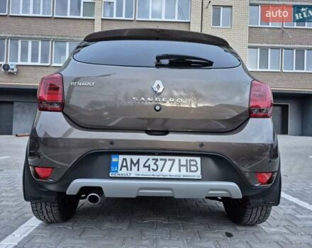 Коричневый Рено Сандеро СтэпВэй, объемом двигателя 1.46 л и пробегом 77 тыс. км за 11900 $, фото 14 на Automoto.ua