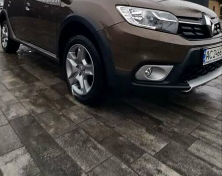 Коричневий Рено Сандеро СтепВей, об'ємом двигуна 0.9 л та пробігом 96 тис. км за 10400 $, фото 1 на Automoto.ua
