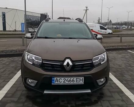 Коричневий Рено Сандеро СтепВей, об'ємом двигуна 0.9 л та пробігом 96 тис. км за 10400 $, фото 8 на Automoto.ua