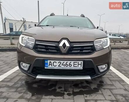 Коричневий Рено Сандеро СтепВей, об'ємом двигуна 0.9 л та пробігом 96 тис. км за 10400 $, фото 14 на Automoto.ua