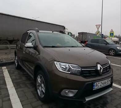 Коричневий Рено Сандеро СтепВей, об'ємом двигуна 0.9 л та пробігом 96 тис. км за 10400 $, фото 7 на Automoto.ua