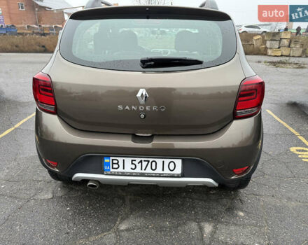 Коричневий Рено Сандеро СтепВей, об'ємом двигуна 1.46 л та пробігом 81 тис. км за 11900 $, фото 6 на Automoto.ua