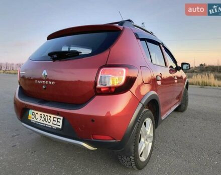 Червоний Рено Сандеро СтепВей, об'ємом двигуна 1.46 л та пробігом 95 тис. км за 8800 $, фото 14 на Automoto.ua