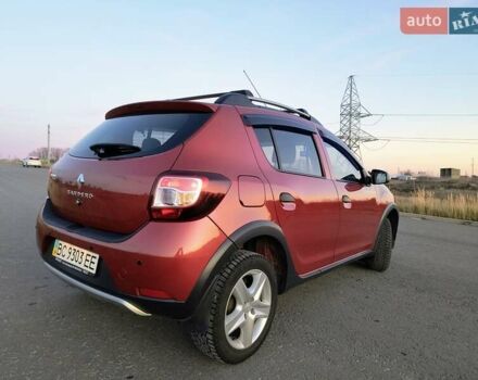 Червоний Рено Сандеро СтепВей, об'ємом двигуна 1.46 л та пробігом 95 тис. км за 8800 $, фото 15 на Automoto.ua