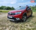 Красный Рено Сандеро СтэпВэй, объемом двигателя 0.9 л и пробегом 62 тыс. км за 10800 $, фото 1 на Automoto.ua