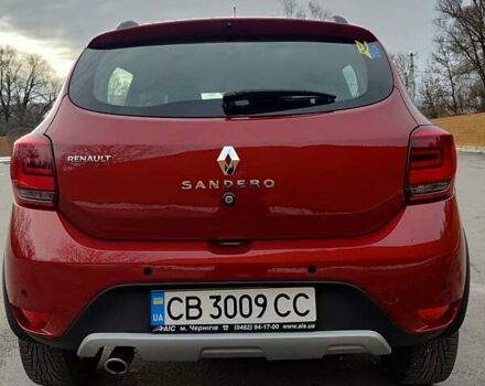 Червоний Рено Сандеро СтепВей, об'ємом двигуна 0.9 л та пробігом 28 тис. км за 10500 $, фото 1 на Automoto.ua