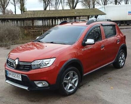 Червоний Рено Сандеро СтепВей, об'ємом двигуна 1.46 л та пробігом 59 тис. км за 13500 $, фото 1 на Automoto.ua