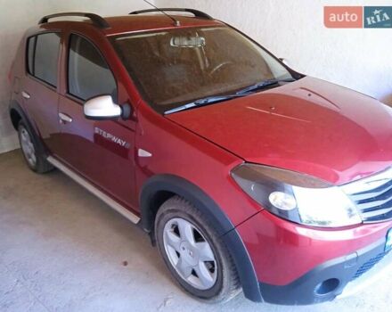 Червоний Рено Сандеро СтепВей, об'ємом двигуна 1.6 л та пробігом 109 тис. км за 8200 $, фото 1 на Automoto.ua