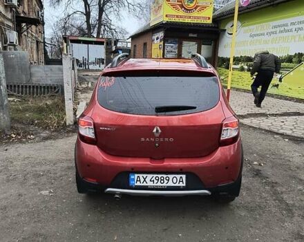 Красный Рено Сандеро СтэпВэй, объемом двигателя 1.5 л и пробегом 143 тыс. км за 8100 $, фото 1 на Automoto.ua