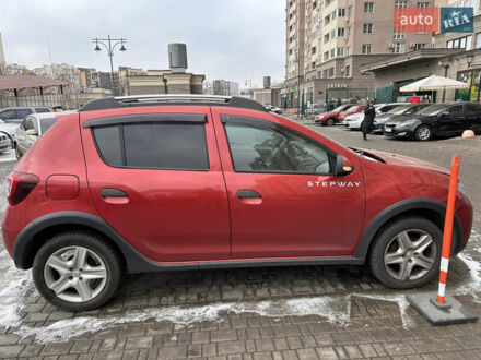 Червоний Рено Сандеро СтепВей, об'ємом двигуна 1.6 л та пробігом 147 тис. км за 7000 $, фото 1 на Automoto.ua