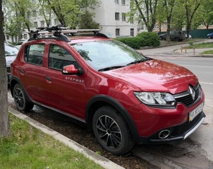 Красный Рено Сандеро СтэпВэй, объемом двигателя 1.46 л и пробегом 133 тыс. км за 7000 $, фото 1 на Automoto.ua