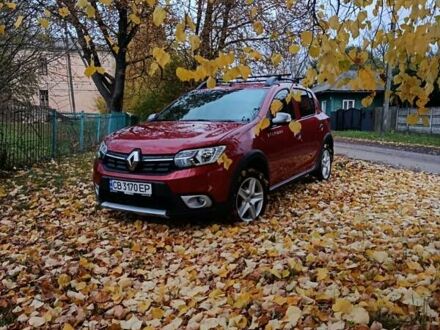 Рено Сандеро СтэпВэй 2017 в Чернигове на Automoto.ua Красный Рено Сандеро СтэпВэй, объемом двигателя 0.9 л и пробегом 109 тыс. км за 9500 $, фото 1 на Automoto.ua