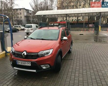 Красный Рено Сандеро СтэпВэй, объемом двигателя 1.46 л и пробегом 70 тыс. км за 12500 $, фото 1 на Automoto.ua