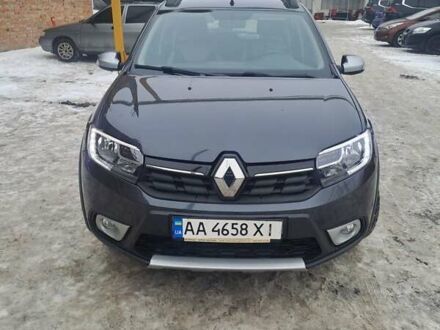Сірий Рено Сандеро СтепВей, об'ємом двигуна 0.9 л та пробігом 65 тис. км за 10000 $, фото 1 на Automoto.ua