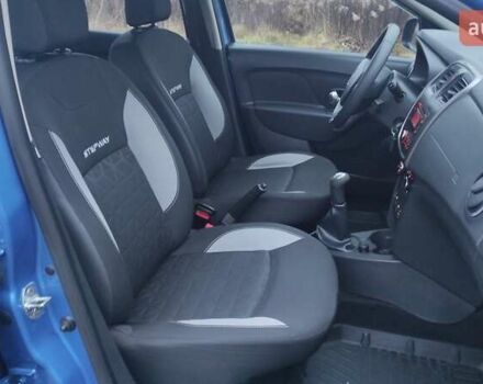 Синій Рено Сандеро СтепВей, об'ємом двигуна 1.6 л та пробігом 115 тис. км за 8300 $, фото 26 на Automoto.ua