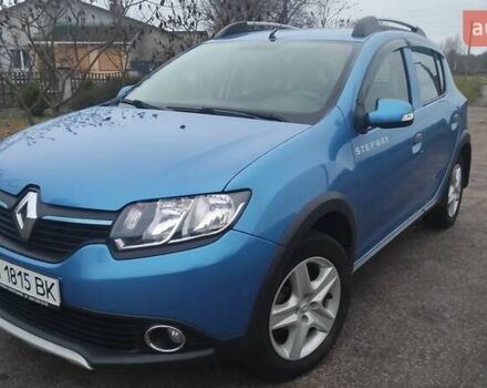 Синій Рено Сандеро СтепВей, об'ємом двигуна 1.6 л та пробігом 115 тис. км за 8300 $, фото 1 на Automoto.ua