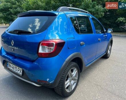 Синий Рено Сандеро СтэпВэй, объемом двигателя 1.5 л и пробегом 140 тыс. км за 5100 $, фото 17 на Automoto.ua