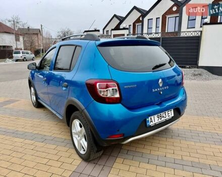 Синий Рено Сандеро СтэпВэй, объемом двигателя 1.46 л и пробегом 129 тыс. км за 8500 $, фото 9 на Automoto.ua