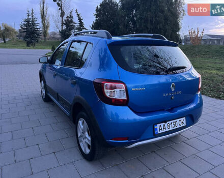 Синий Рено Сандеро СтэпВэй, объемом двигателя 1.46 л и пробегом 87 тыс. км за 8600 $, фото 10 на Automoto.ua