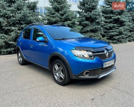 Синий Рено Сандеро СтэпВэй, объемом двигателя 1.5 л и пробегом 140 тыс. км за 5100 $, фото 3 на Automoto.ua