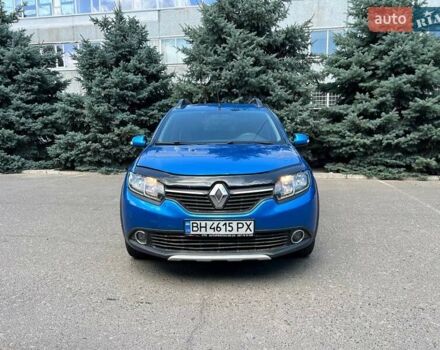 Синий Рено Сандеро СтэпВэй, объемом двигателя 1.5 л и пробегом 140 тыс. км за 5100 $, фото 2 на Automoto.ua
