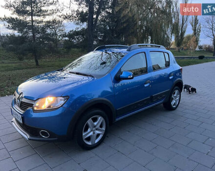 Синий Рено Сандеро СтэпВэй, объемом двигателя 1.46 л и пробегом 87 тыс. км за 8600 $, фото 8 на Automoto.ua