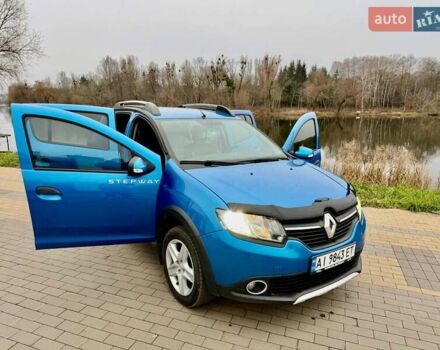 Синий Рено Сандеро СтэпВэй, объемом двигателя 1.46 л и пробегом 129 тыс. км за 8500 $, фото 16 на Automoto.ua