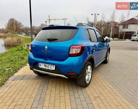 Синий Рено Сандеро СтэпВэй, объемом двигателя 1.46 л и пробегом 129 тыс. км за 8500 $, фото 8 на Automoto.ua