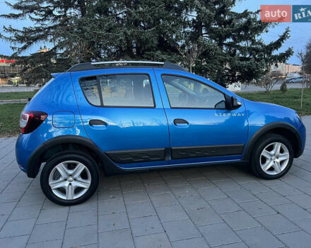 Синий Рено Сандеро СтэпВэй, объемом двигателя 1.46 л и пробегом 87 тыс. км за 8600 $, фото 12 на Automoto.ua