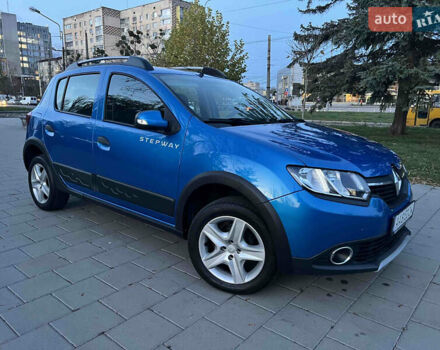 Синий Рено Сандеро СтэпВэй, объемом двигателя 1.46 л и пробегом 87 тыс. км за 8600 $, фото 7 на Automoto.ua
