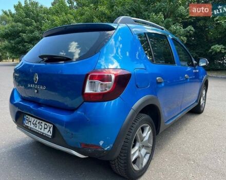 Синий Рено Сандеро СтэпВэй, объемом двигателя 1.5 л и пробегом 140 тыс. км за 5100 $, фото 13 на Automoto.ua