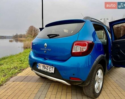Синий Рено Сандеро СтэпВэй, объемом двигателя 1.46 л и пробегом 129 тыс. км за 8500 $, фото 25 на Automoto.ua