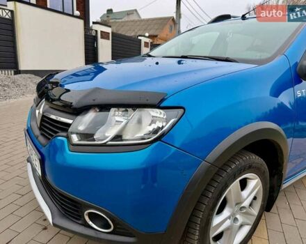 Синий Рено Сандеро СтэпВэй, объемом двигателя 1.46 л и пробегом 129 тыс. км за 8500 $, фото 2 на Automoto.ua