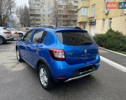 Синий Рено Сандеро СтэпВэй, объемом двигателя 1.6 л и пробегом 165 тыс. км за 8500 $, фото 6 на Automoto.ua