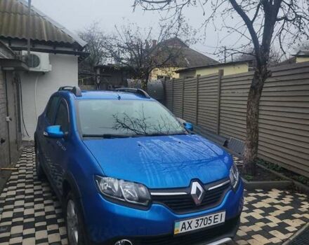 Синий Рено Сандеро СтэпВэй, объемом двигателя 1.46 л и пробегом 110 тыс. км за 7000 $, фото 1 на Automoto.ua