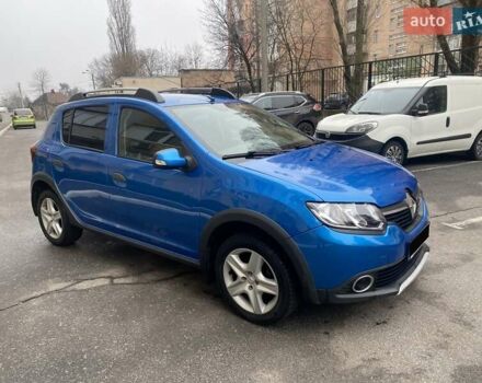Синий Рено Сандеро СтэпВэй, объемом двигателя 1.6 л и пробегом 165 тыс. км за 8500 $, фото 10 на Automoto.ua