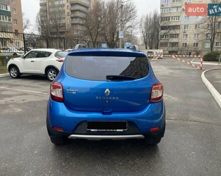 Синий Рено Сандеро СтэпВэй, объемом двигателя 1.6 л и пробегом 165 тыс. км за 8500 $, фото 7 на Automoto.ua