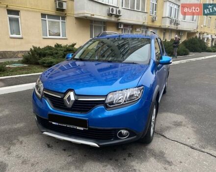 Синий Рено Сандеро СтэпВэй, объемом двигателя 1.6 л и пробегом 165 тыс. км за 8500 $, фото 11 на Automoto.ua