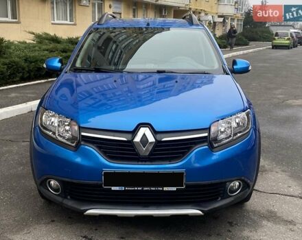Синий Рено Сандеро СтэпВэй, объемом двигателя 1.6 л и пробегом 165 тыс. км за 8500 $, фото 1 на Automoto.ua